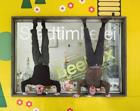 Schaufenster der BEEBOX / Frankfurt